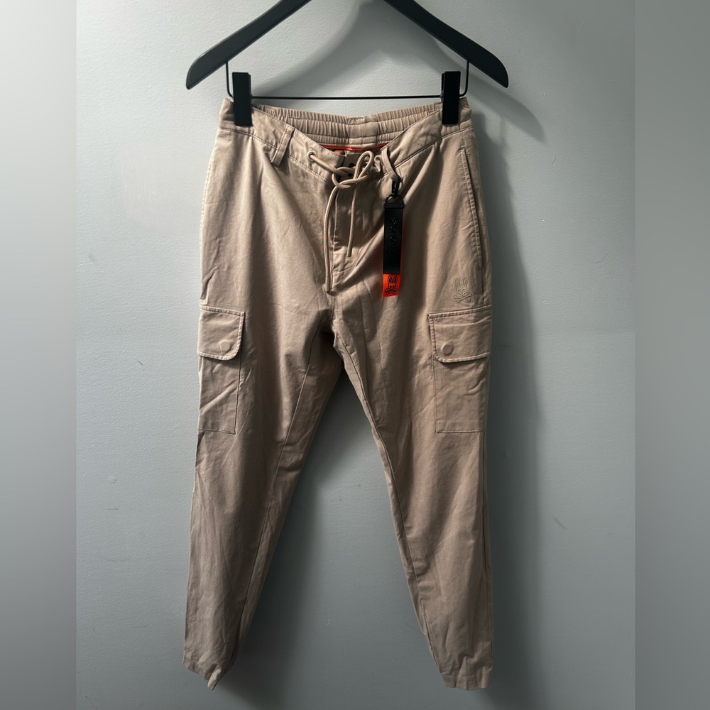 Psycho Bunny Beige Cargo Pants
